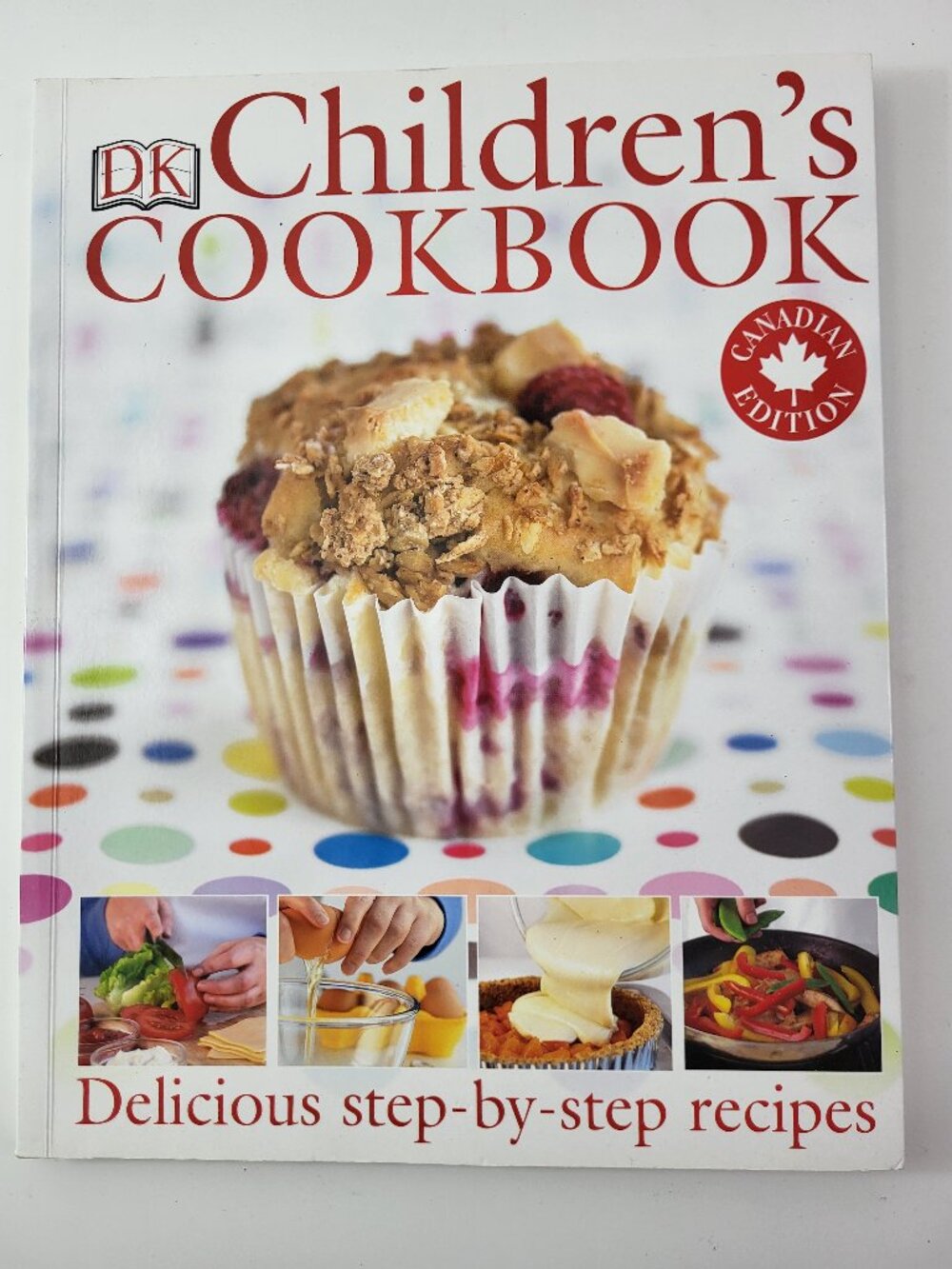 DK Childrens Cookbook Canadian Edition Katharine Ibbs Recipes Kids Cooking Hard